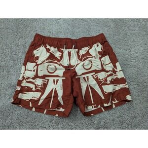 G-Star‎ Raw Swim Shorts Mens Large Mesh Lined Dirik Small Objects All Over Print